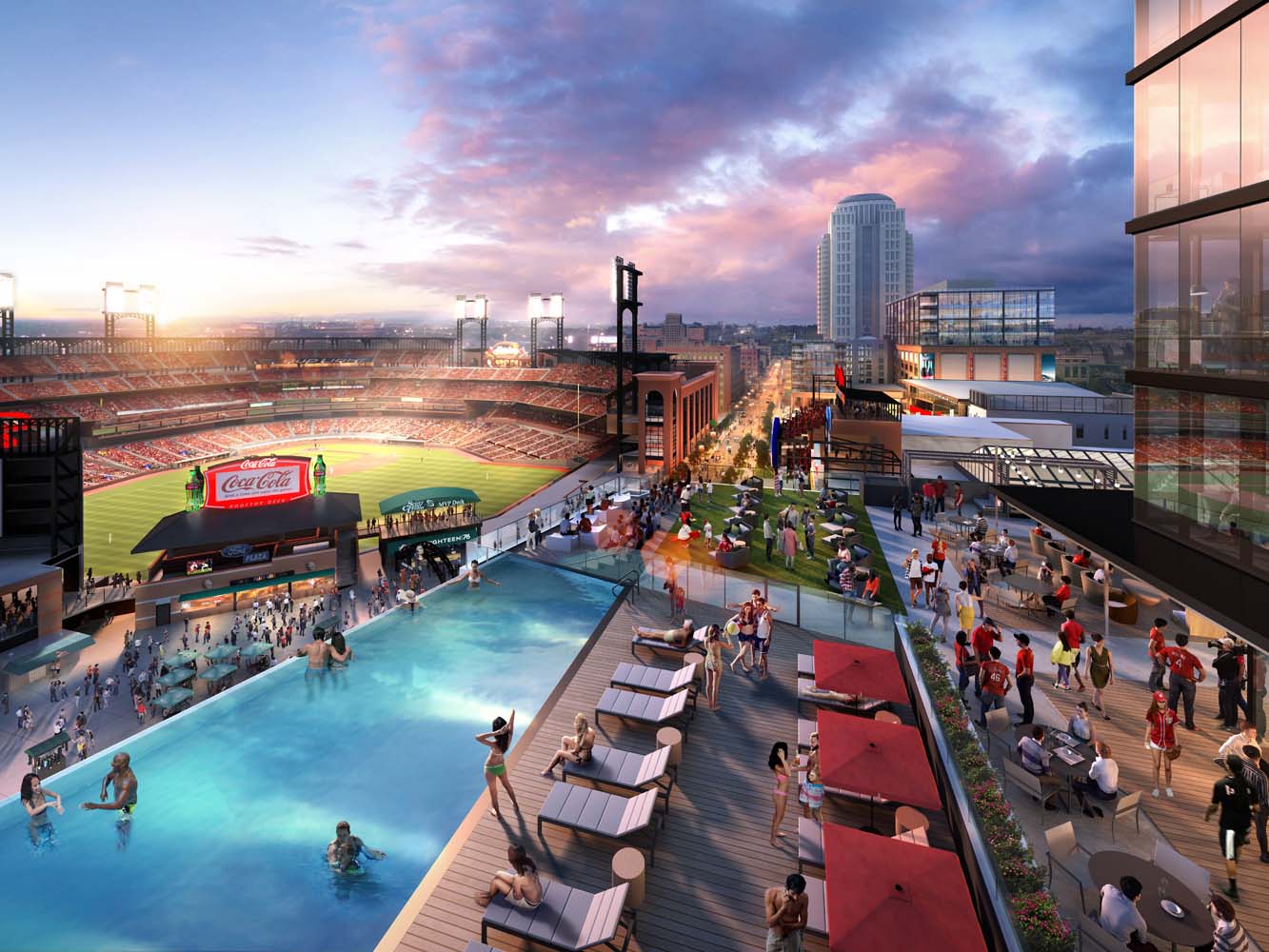 One-Cardinal-Way-Pool-overlooking-Busch-Stadium