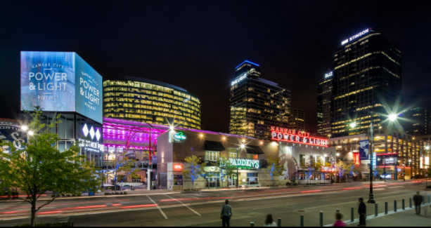 Visit the Power and Light District in Kansas City